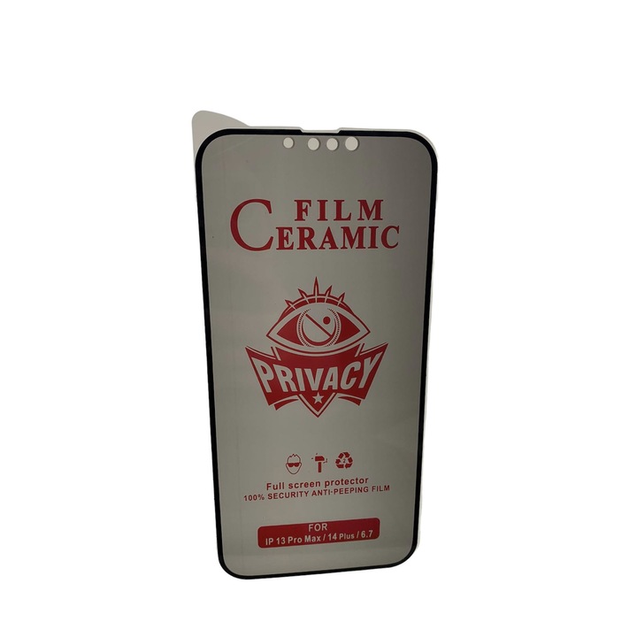 Folie Ceramica Privacy Compatibila iPhone 13 Pro Max