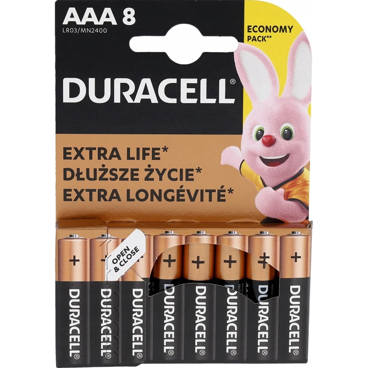 Алкални батерии Duracell AAA 8 бр - eMAG.bg