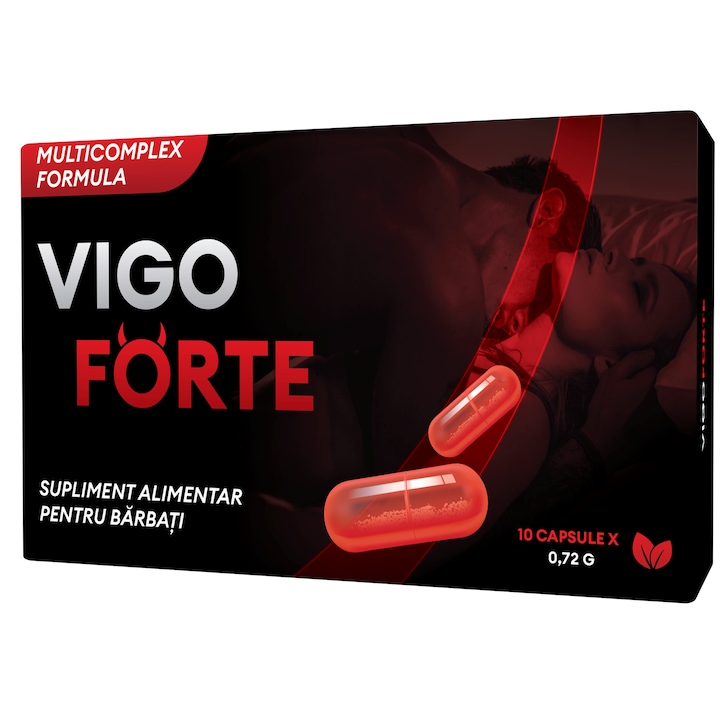 Pastile Pentru Potenta si Erectie, VigoForte, 100% naturale, 10 capsule