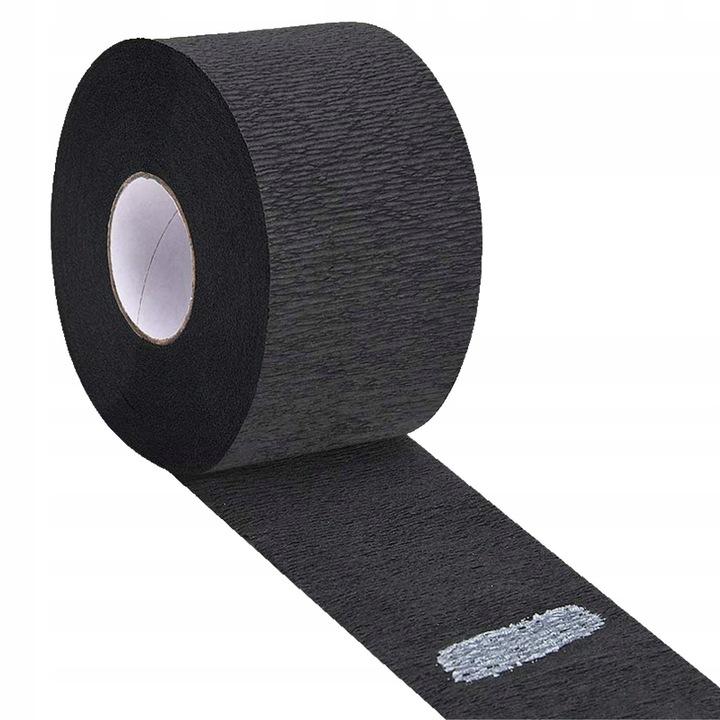 Guler pentru frizerie, Barber, Hk011, Negru, Autoadeziv, 100 bucati, Profesional, Pentru corp, 10 cm