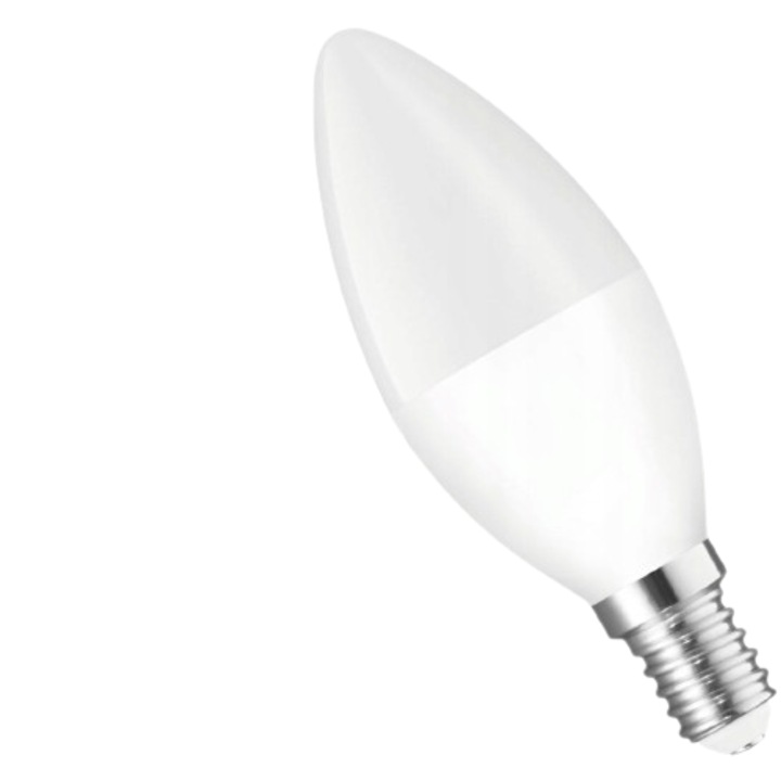 Led крушка. Osram, Candle, Smart, E14, 5W, Бяла