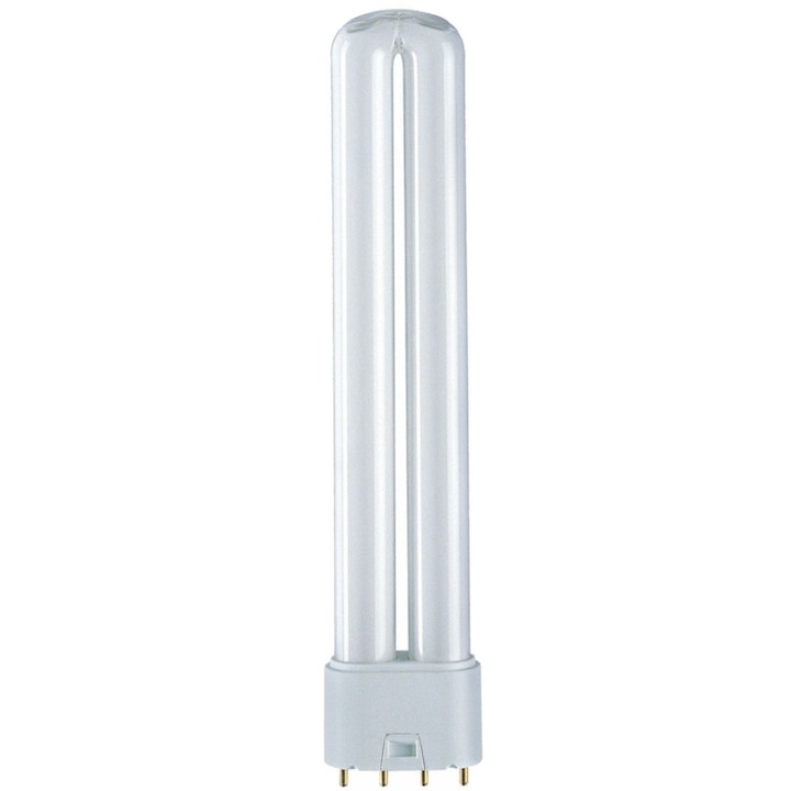 Луминесцентна лампа, Osram, 2G11, 18W, 3000K, Бяла - eMAG.bg