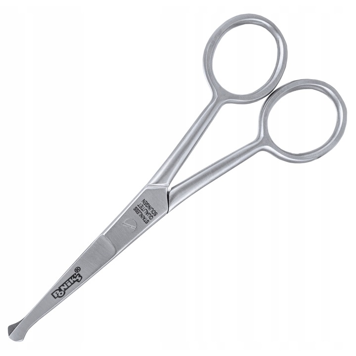 Foarfece de tuns, Ponik's, Pentru copii, Metal, Argintiu