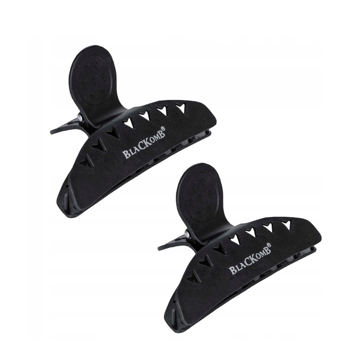 2 db-os hajcsat készlet, BLACKomb, műanyag, fekete