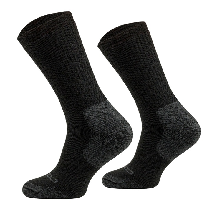 Sosete de drumetie, Comodo, Alpaca, Negru, 35-38 EU