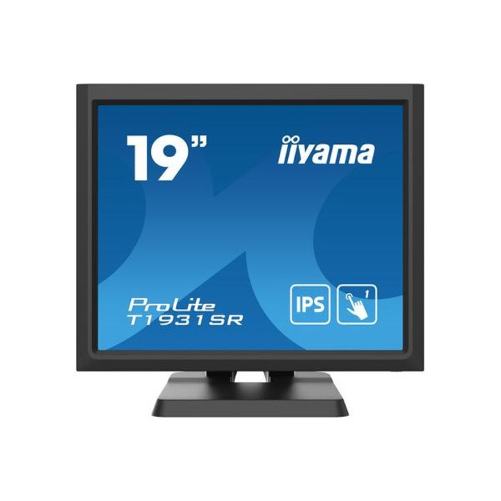 Сензорен POS монитор iiyama ProLite T1931SR-B6 19" HDMI/DP/VGA, с HDMI/DP/VGA
