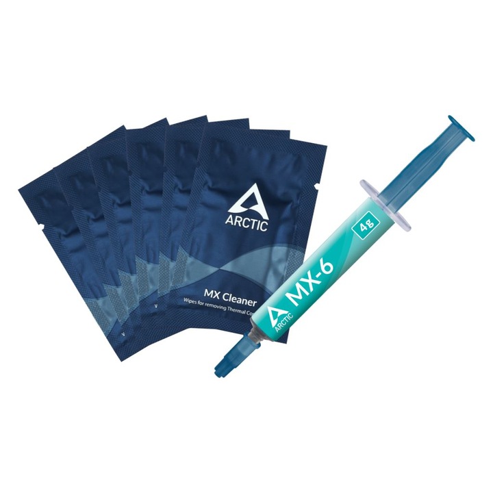 Arctic MX-6 hőpaszta 4g + MX tisztítókendők (ACTCP00084A) (ACTCP00084A)
