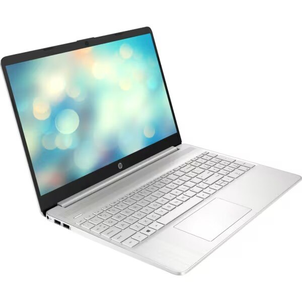 Laptop HP 15s-fq5051nq, Intel Core i5-1235U pana la 4.4GHz, 15.6" Full HD, 8GB, SSD 512GB, Intel Iris Xe Graphics, no OS, Argintiu