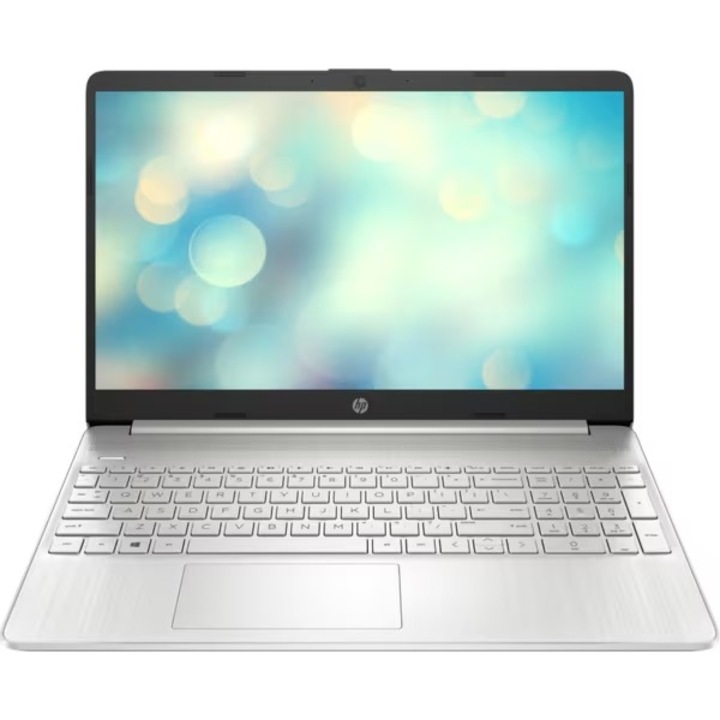 Лаптоп HP 15s-fq5051nq, Intel Core i5-1235U до 4.4GHz, 15.6" Full HD, 8GB, SSD 512GB, Intel Iris Xe Graphics, Free DOS, Silver