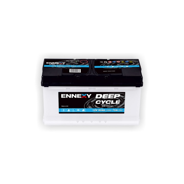 Акумулатор Ennexy, Deep Cycle, 12V, 90AH