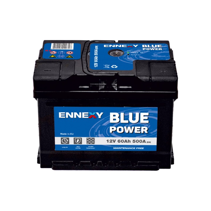 Акумулатор Ennexy, Blue Power, 12V, 60Ah, L2
