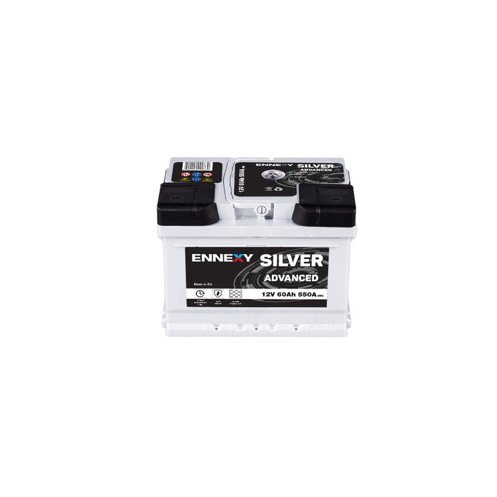 Акумулатор Ennexy, Silver Advanced, 12V, 60AH
