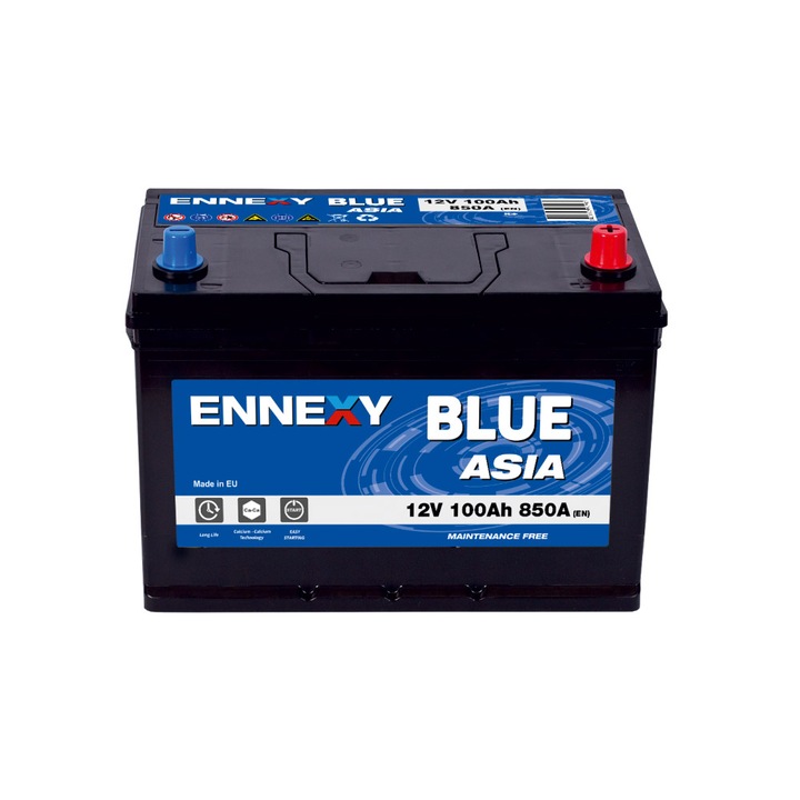 Акумулатор Ennexy, Blue Asia, JIS, 12V, 100AH, /д+/