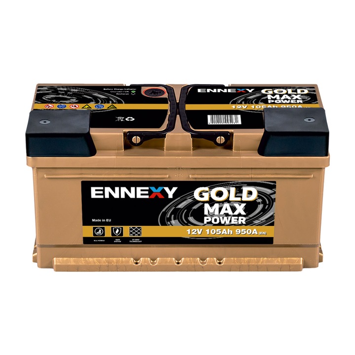 Акумулатор Ennexy, Gold Max Power, 12V, 105AH
