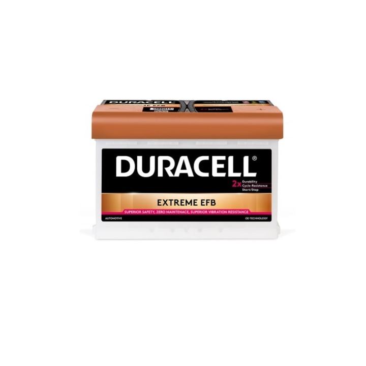 Акумулатор Duracell, Extreme, EFB, 12V, 70Ah - eMAG.bg