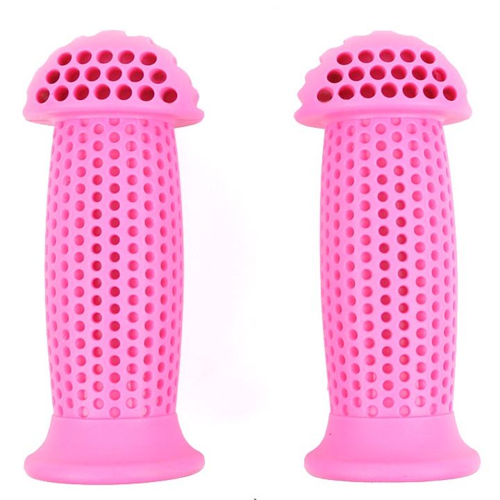 Set manere de bicicleta, Pentru copii, 100mm, Roz