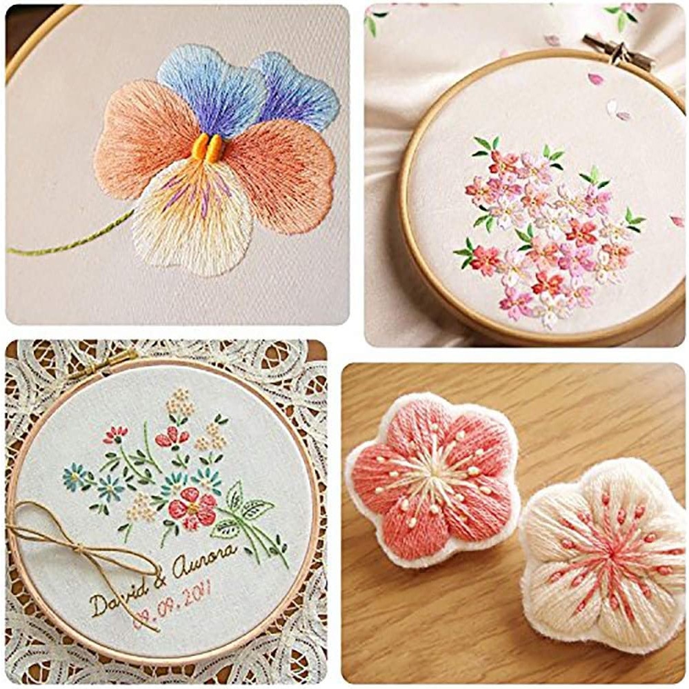 Set Fir de broderie, EZGETOP®, 100 fire colorate, 8m lungime/buc ...
