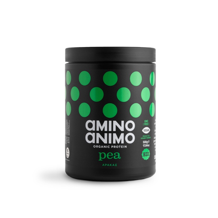 Proteine din mazare, Amino animo, Vitamine/Minerale, 500 g