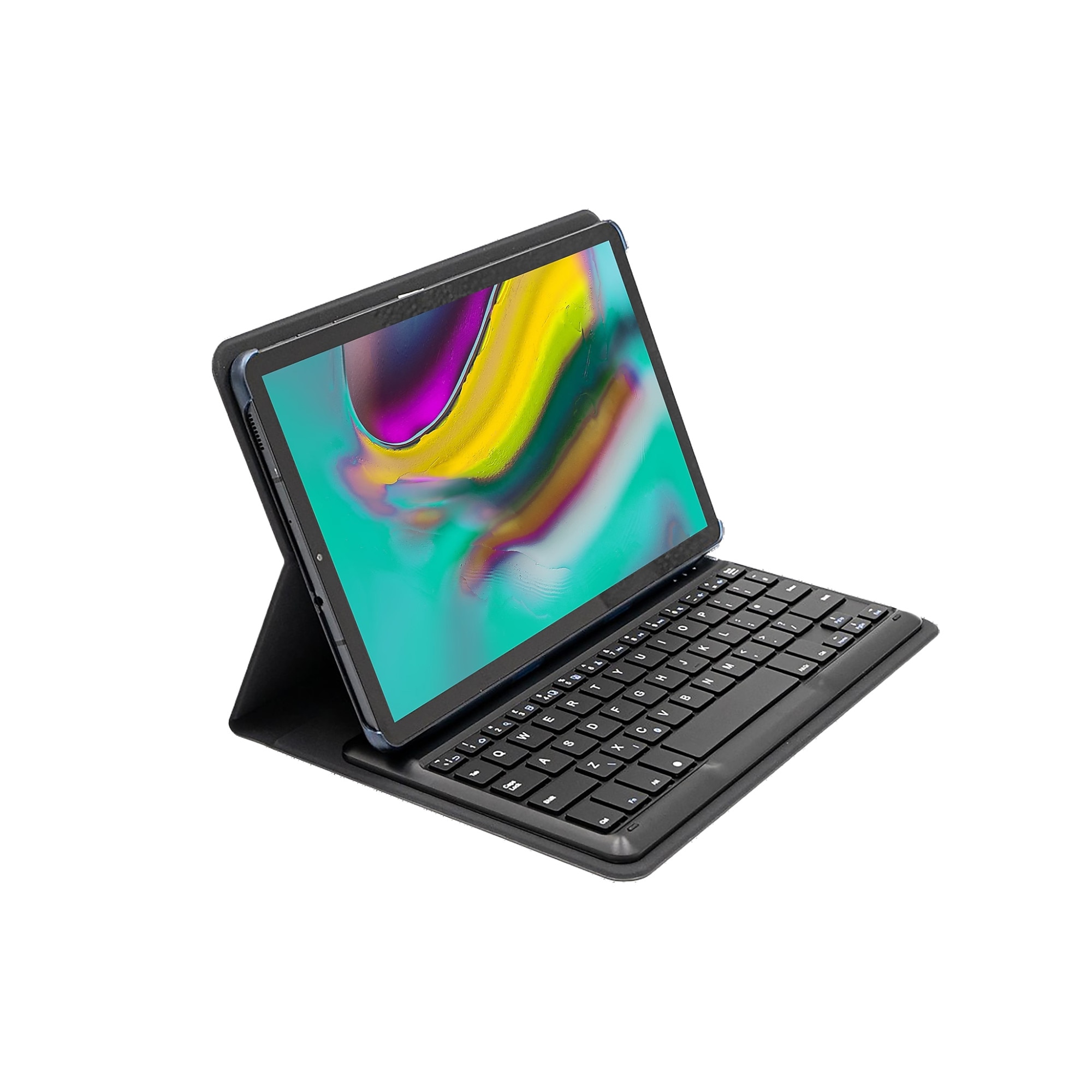Husa cu tastatura Targus pentru Samsung Galaxy Tab S6 Lite, Bluetooth, Layout Portugheza, Black