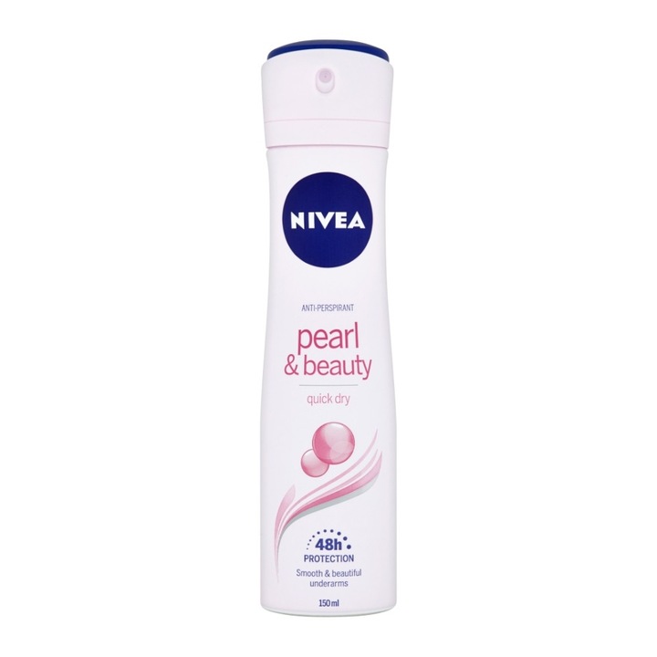 Nivea Pearl Beauty Quick Dry izzadásgátló spray dezodor szett, nőknek, 3 darabos x 150 ml