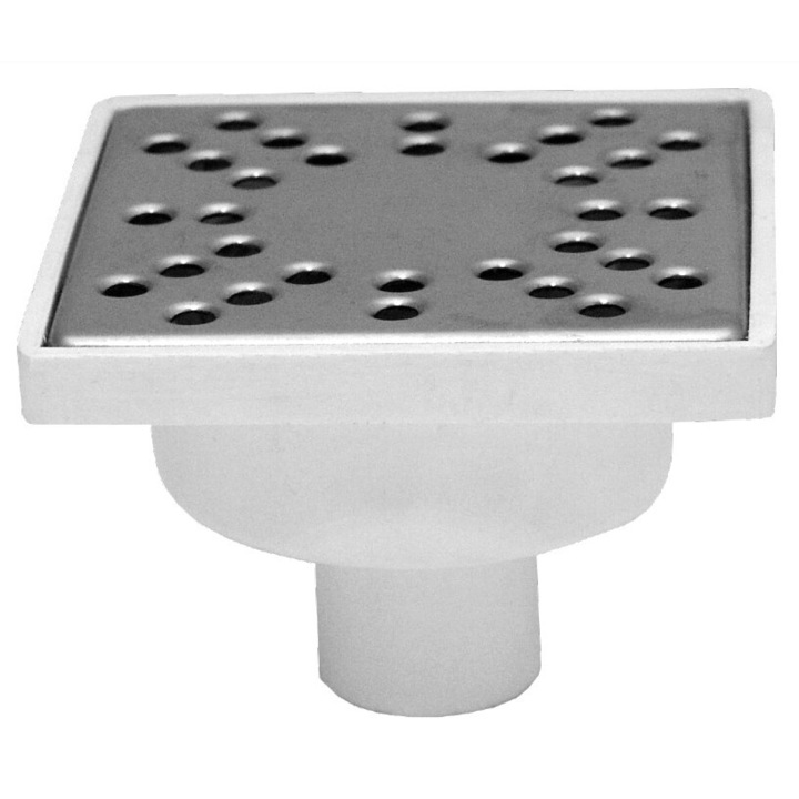 Sifon Pardoseala Patrat SV 150 mm 47 mm 50 mm