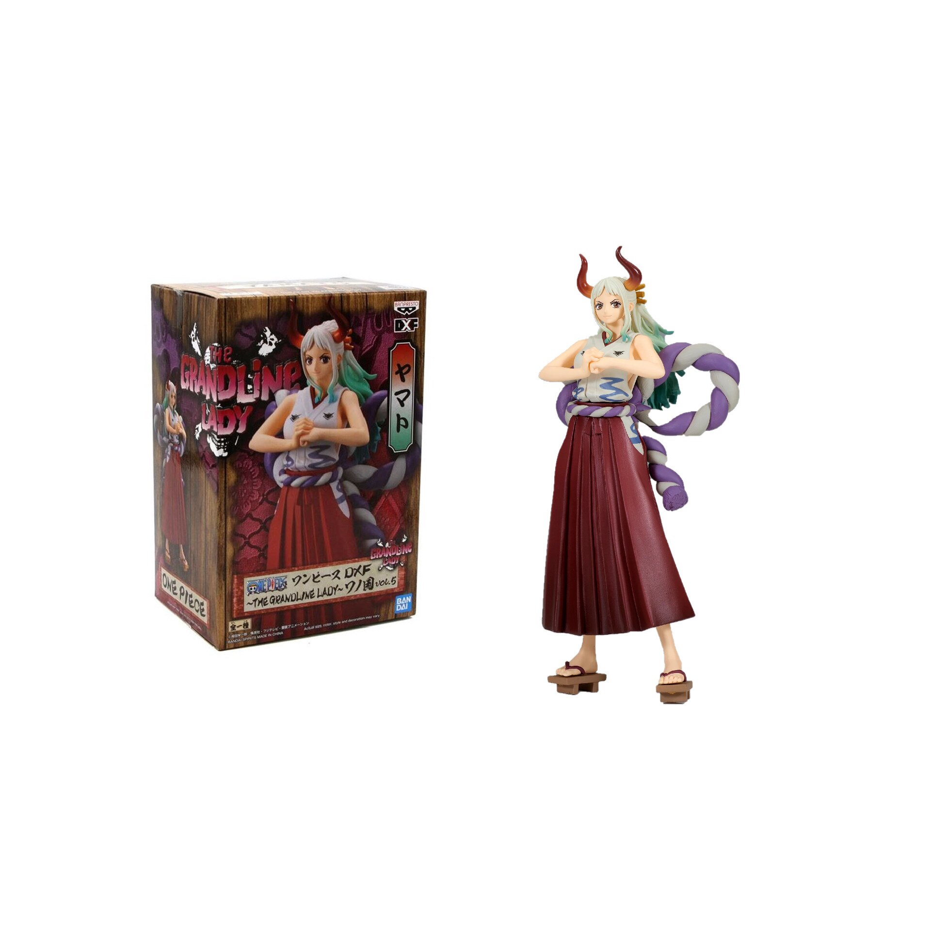 Banpresto One Piece - DXF The Grandline Series Wanokuni Vol.4 - Statua Yamato, Collezionabile Ufficiale Bandai - 2