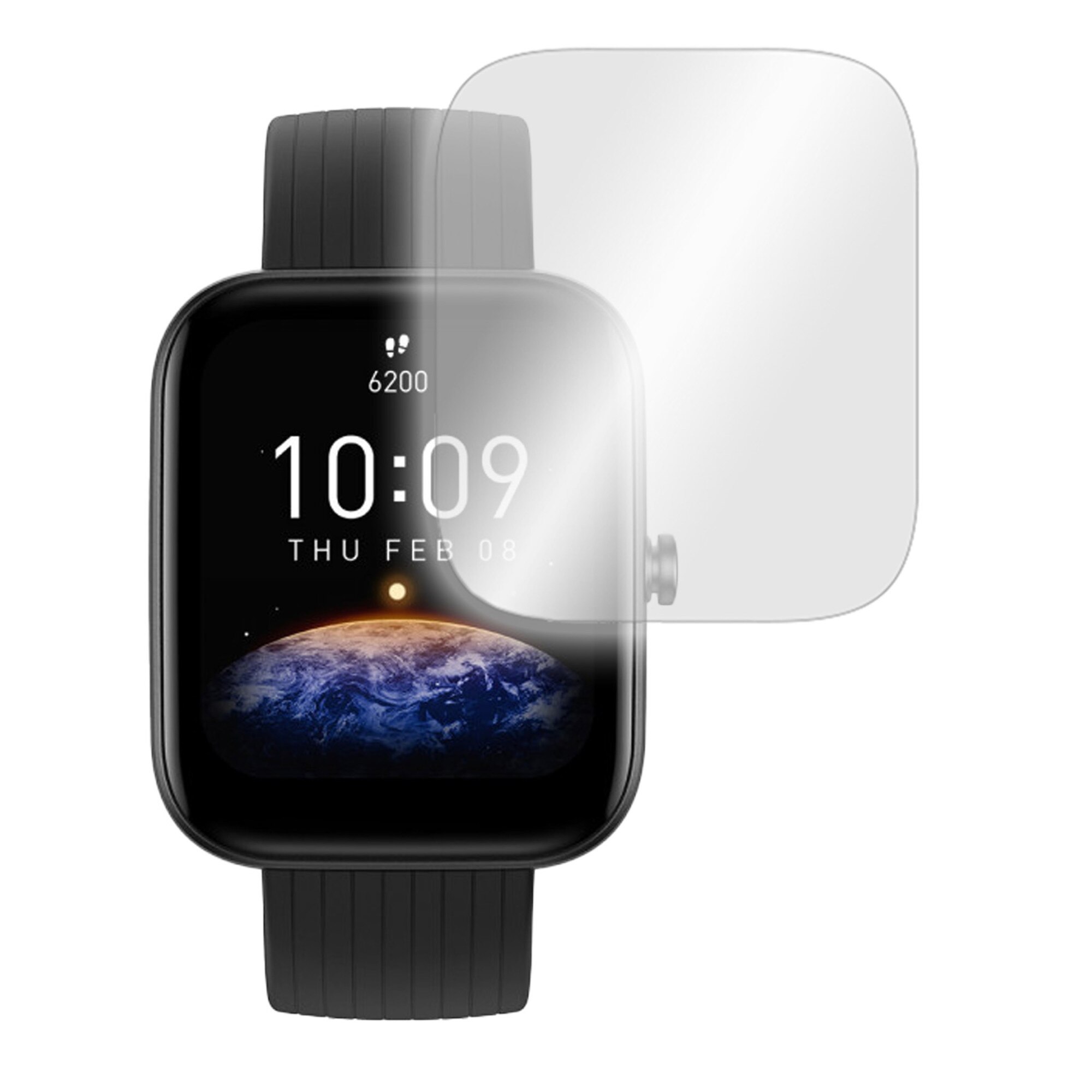 Folie protectie ecran Smartwatch, Hidrogel, Compatibil cu Amazfit Bip 3 Pro, Transparent eMAG.ro