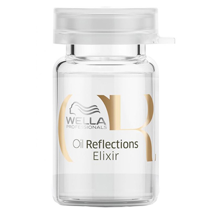 Tratament fiole Wella Professionals Oil Reflections Elixir pentru maximizarea luminozitatii parului, 10 x 6 ml