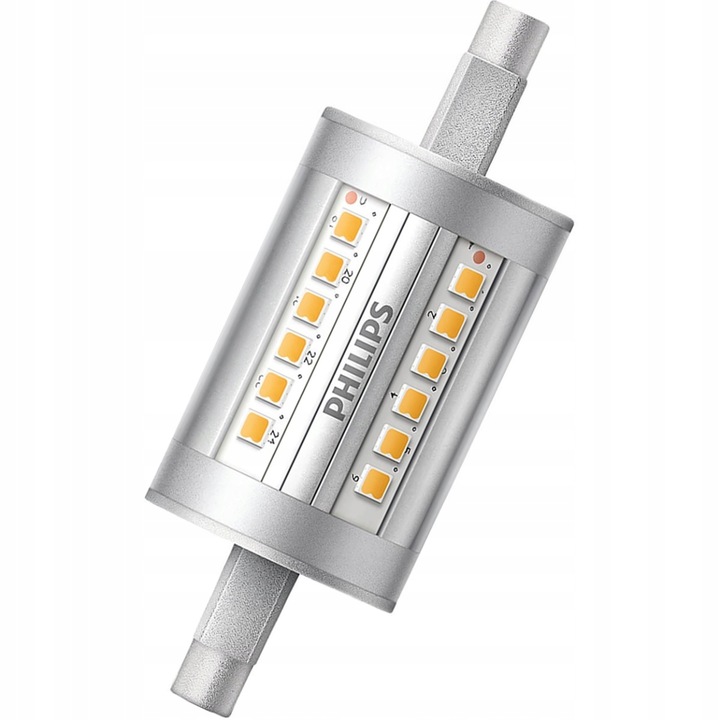 Bec LED, Philips, R7s 78mm, 7.5W = 60W, 1000lm, 4000K, Alb neutru