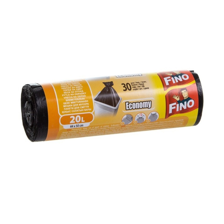 Set Saci Menaj Fino, 20 l, 12 Role x 30 Saci