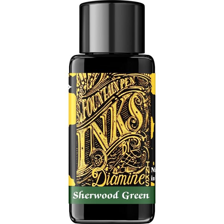 Calimara cerneala 30ml Diamine Standard Sherwood Green