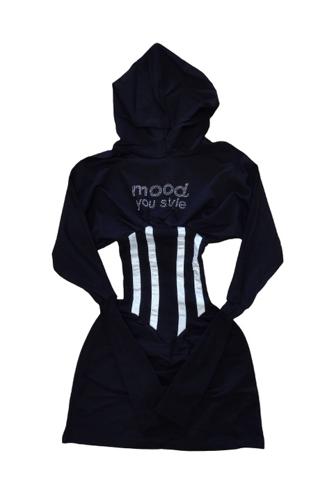 Rochie sport bumbac, negru