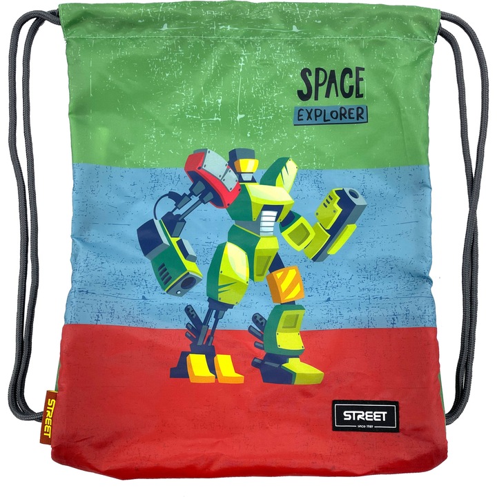 Sporttáska Street Robots, 35x44 cm