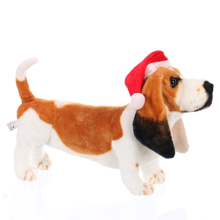 Skip - plüss basset hound - 40cm