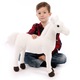 Jucarie copii, W-Web, De plus, Moale, Animalut, Dimensiune mare, Alb