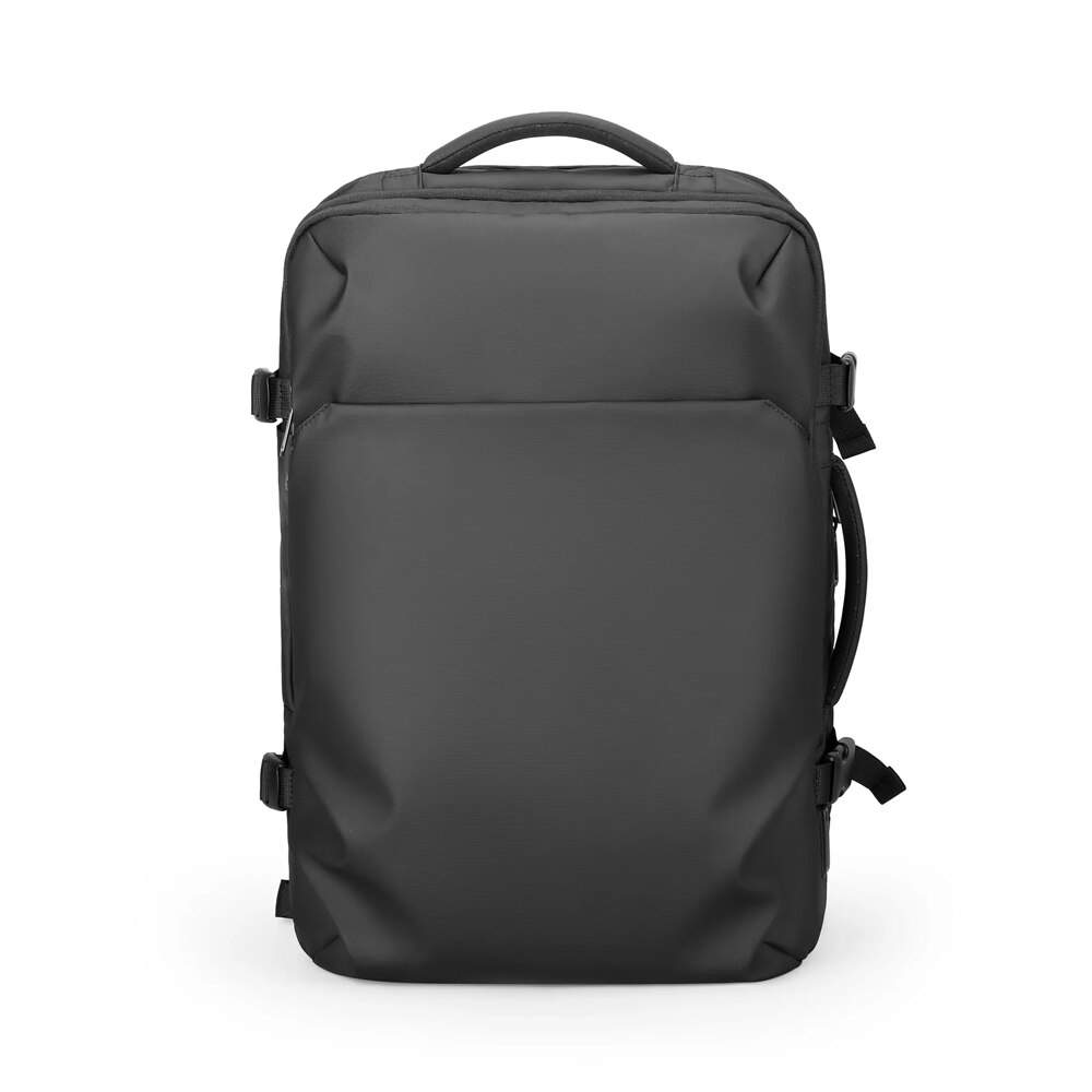 Rucsac Mark Ryden MR9711, compatibil cu laptop 15.6", port USB si micro USB, full impermeabil, 3 modalitati de purtare, unisex, spatios, negru, perfect pentru calatorie, servici sau scoala