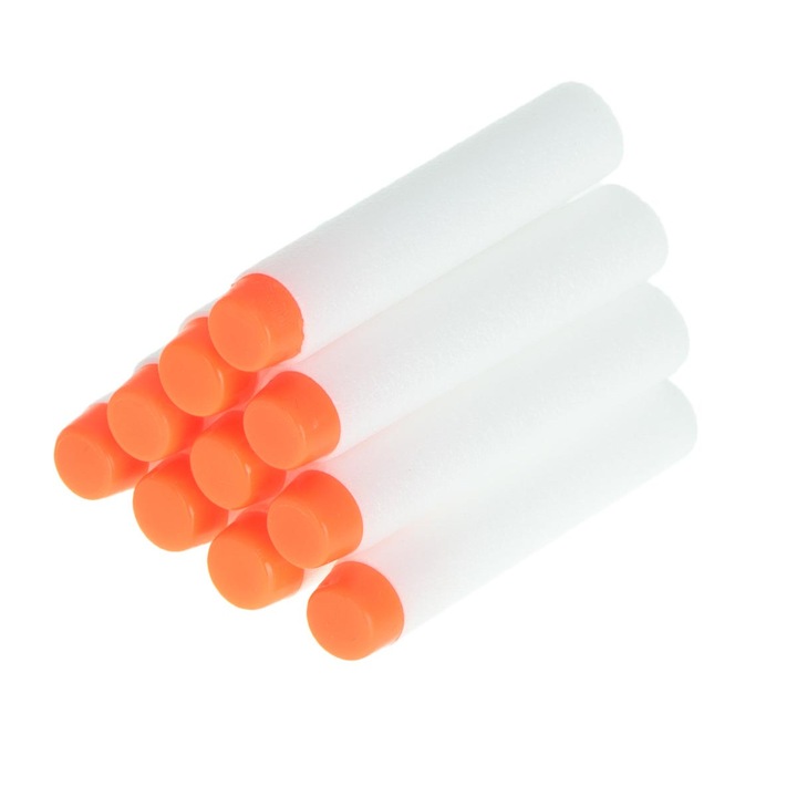 NERF kompatibilis fluoreszkáló kilövő nyilak, 10db