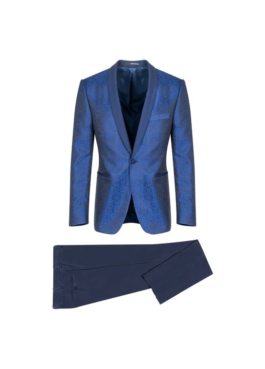 Costum Prince Oliver, Viscoza, Albastruz`, Albastru