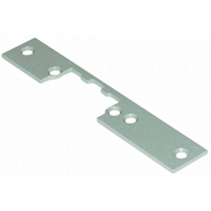 Универсална къса Yala, Elektra-Plus, ляво/дясно приложение, 148 x 27 x 3 mm, сребро