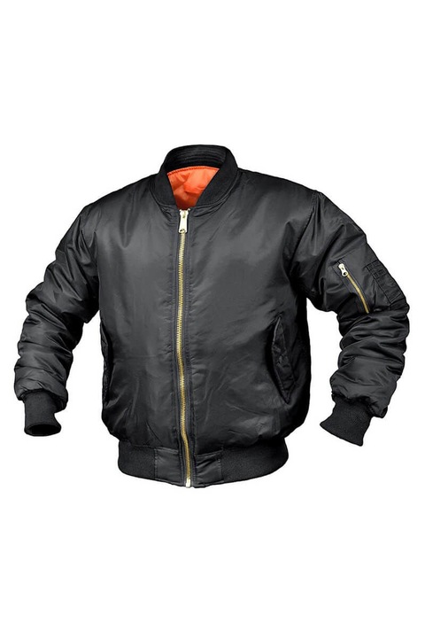Jacheta Bomber Texar MA1, Negru
