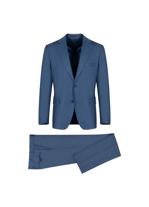 Costum barbati Prince Oliver, Lana, Albastru, 52