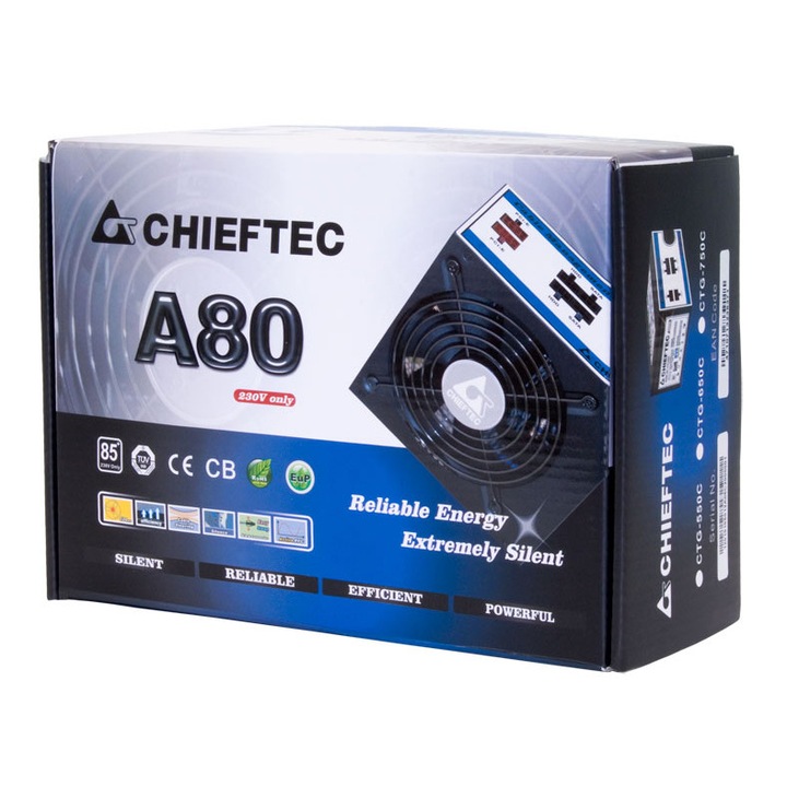 Chieftec 750W A80 CTG750C tápegység (157458)