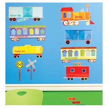 Sticker trenulet - 2 planse cu stickere individuale Sticker trenulet - 2 planse cu stickere individuale