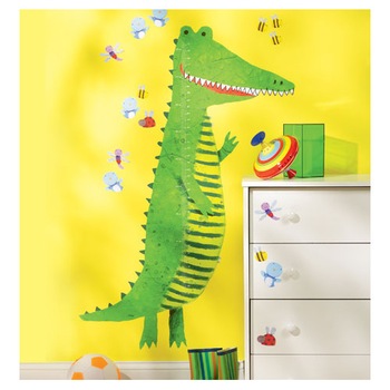 Sticker Crocodile Centimetru -2 planse cu 19 stickere individuale Sticker Crocodile Centimetru -2 planse cu 19 stickere individuale
