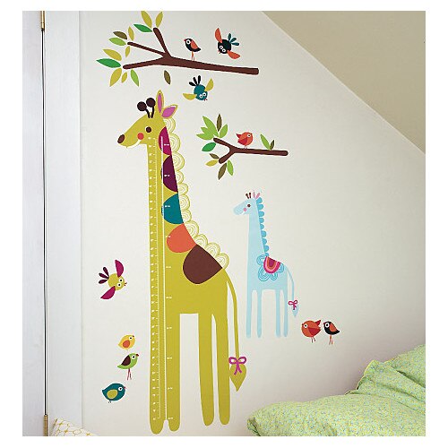 Sticker Giraffe Centimetru- 2 planse cu 42 stickere individuale