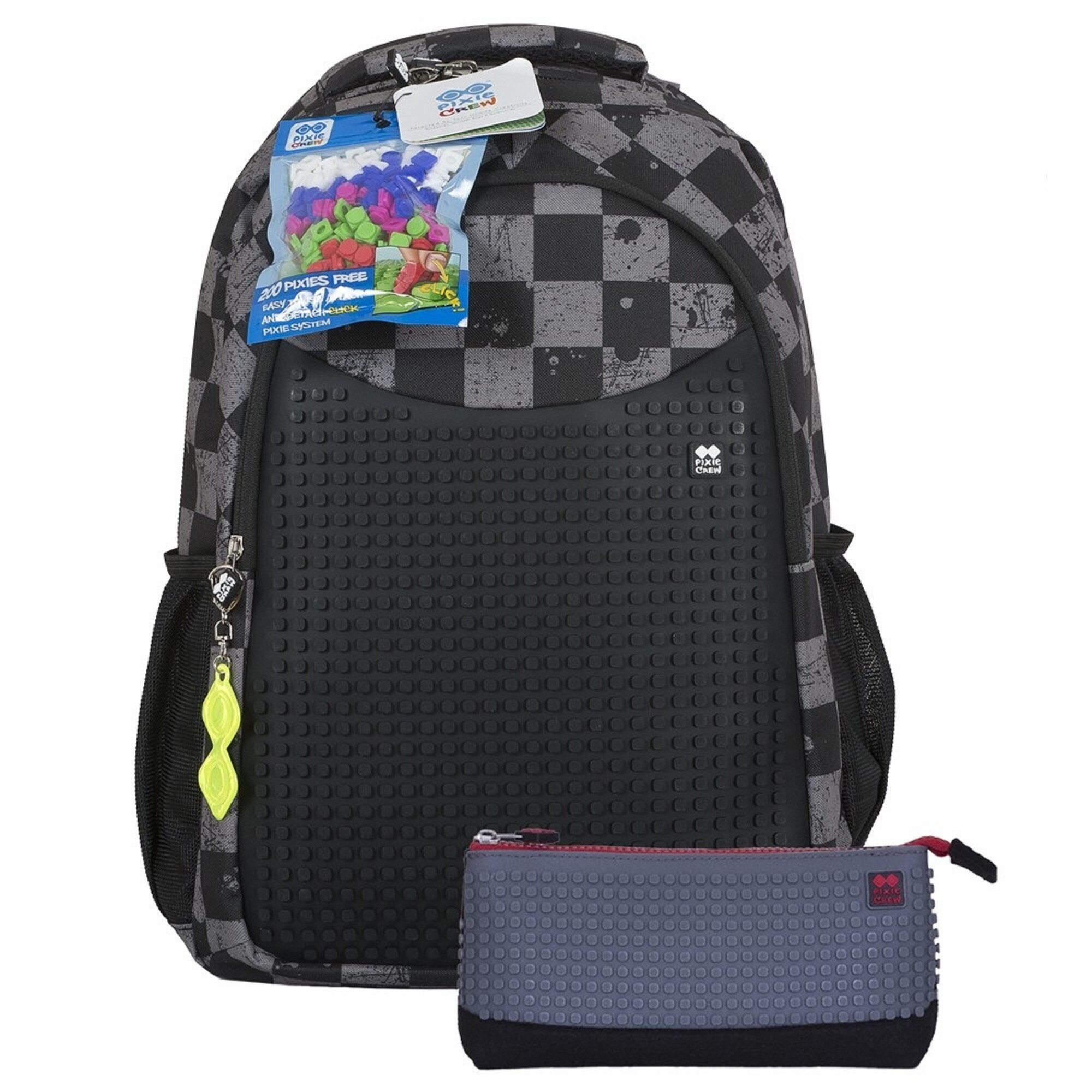 Set Ghiozdan Pixie negru/gri