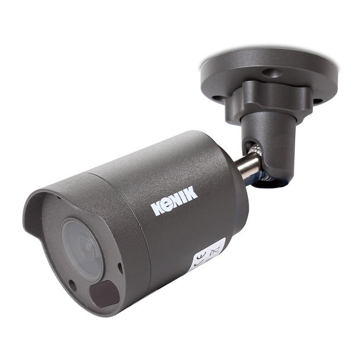 Камера 4 в 1 KG-T30HD5-I, Kenik, Метална, 5 MPx, IR 30 м, 64.8 x 165.3 mm, Черна