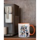 Cana personalizata cu imprimeu Stray Kids, Ceramica, 330 ml, Maner si interior Portocaliu
