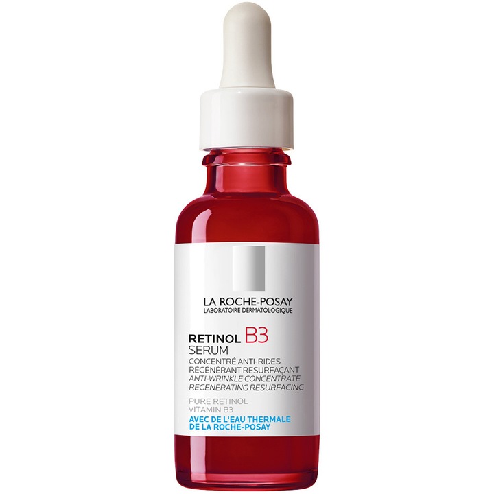 Ser concentrat antirid La Roche Posay Retinol B3 pentru riduri pronuntate si ten neuniform, 30ml