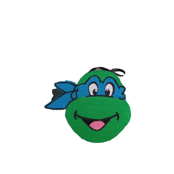 Pinata personalizata, model Ninja, 45 cm, verde